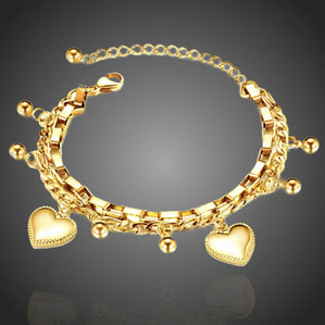 Náramok srdce z chirurgickej ocele LadyLovies