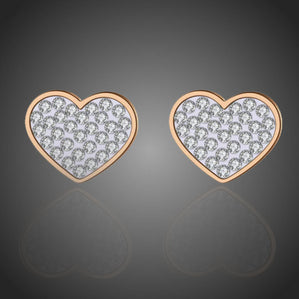 Náušnice srdcia z chirurgickej ocele  Sellina