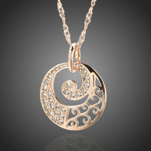 Náhrdelník kruh so zirkónmi Mandelina