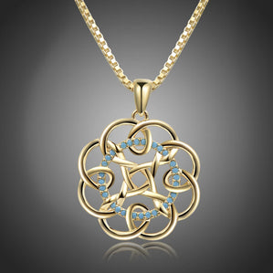 Náhrdelník kvet so zirkónmi SunShine