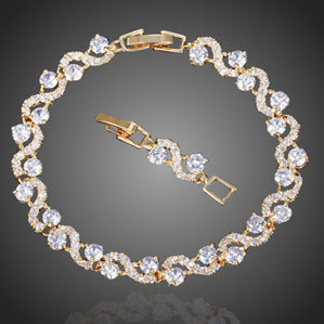 Náramok dvojradový so zirkónmi Lermantte