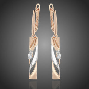 náušnice dlhé tyčinky so zirkónom