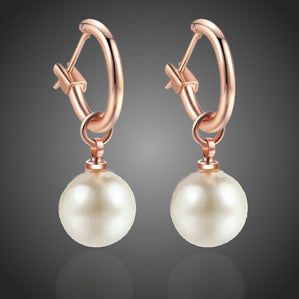 Náušnice s perlou Lianesse