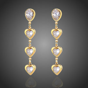 Náušnice srdcia z chirurgickej ocele Verissima