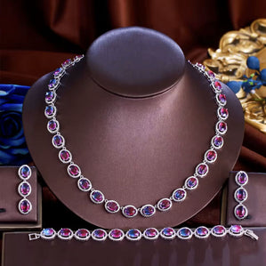 Luxusný spoločenský set dúhový Trio Fantasia