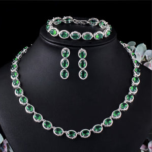 Luxusný set zelený Trio Esmeraldinetta