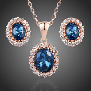 Set s modrými krištálmi Augentinna