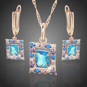 Set s tyrkys zirkónmi Donelletina