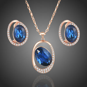 Set s modrými krištálmi Valeriana