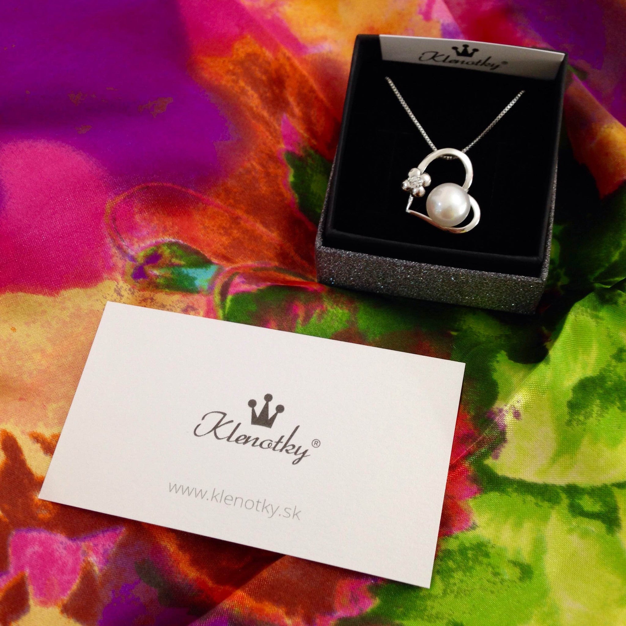 Náhrdelník srdce Perla Graziana