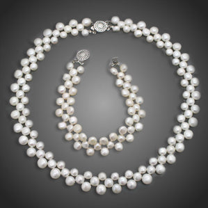 Set riečne perly Guiliana White