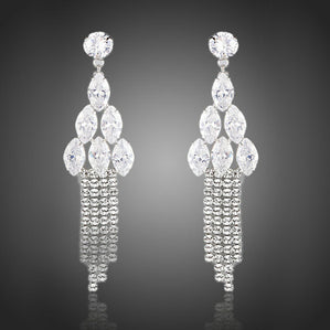 náušnice spolocenske dlhe bizuteria