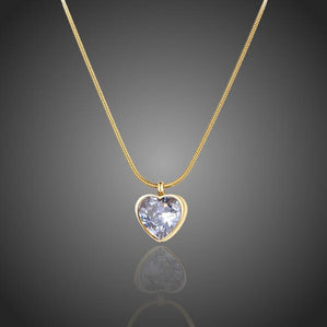 Náhrdelník srdce ocel Lovenetia