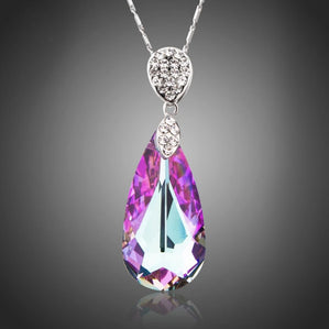 Náhrdelník s fialovým krištálom Magentis