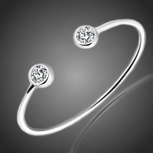 Náramok z chirurgickej ocele s krištálmi Landaneta