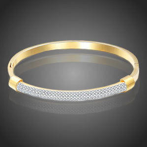 Náramok  z chirurgickej ocele s krištálmi Pallandis