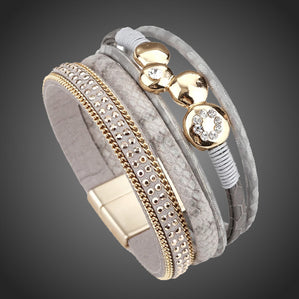 Náramok Felice šedozlatý