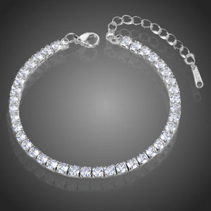 Náramok z chirurgickej ocele so zirkónmi Jemannes