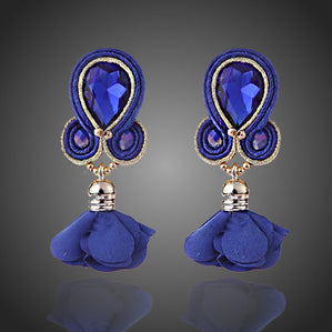 Náušnice Soutache BlueSee