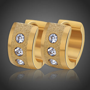 Náušnice kruhy ocel Caruso G