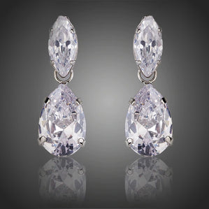 Náušnice kvapky so zirkónmi Caprice