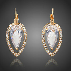 Náušnice kvapky s veľkým zirkónom Iona