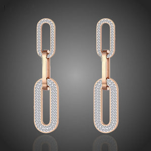 náušnice dlhé z chirurgickej ocele