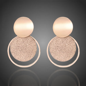 náušnice dvojkruhy z chirurgickej ocele