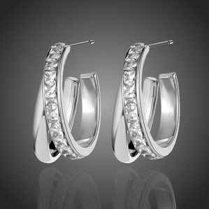 náušnice polkruhy z chirurgickej ocele