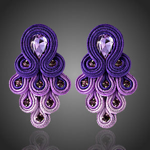 Náušnice Soutache Valencia