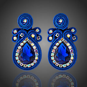 Náušnice Soutache Ravena