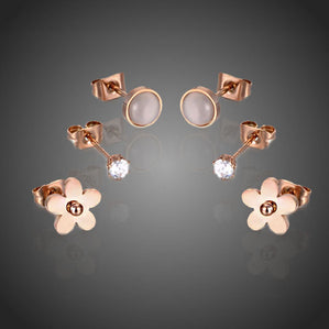 Náušnice z chirurgickej ocele 3Sendia