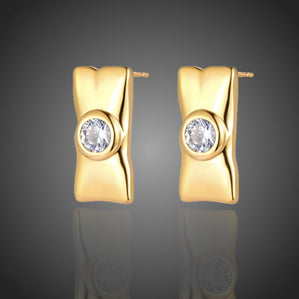 Náušnice s krištáľom  z chirurgickej ocele Torrea